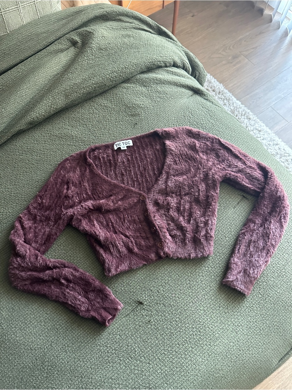 Brown cardigan